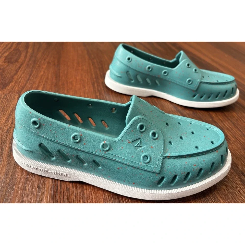 Sperry Top Sider Float Shoe Women's 8 Mens Sz 6 Turquoise‎ Boat Shoe